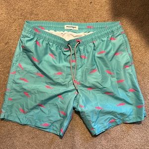 Men’s Teal Swim Trunks